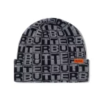 Photo du bonnet butter goods Tiles beanie black