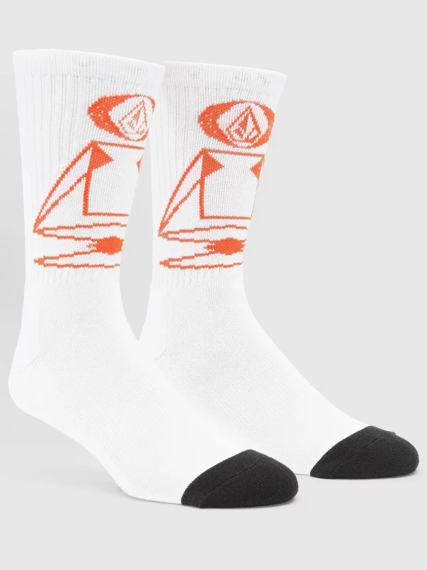 Image des chaussettes volcom skate vitals remy white