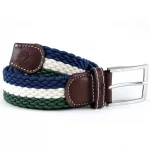 photo de la ceinture magenta tri braided belt