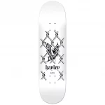 photo de la planche de skateboard hayley wilson outsider white