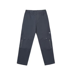 photo du pantalon helas station utility pant grey blue