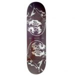 photo de la planche de skateboard quasi henry mirror burgundy