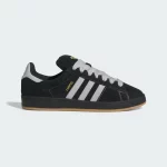 photo de la chaussure de skateboard Adidas campus 90s adv blac grey gold