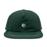 photo de la casquette magenta plant nylon snapback green