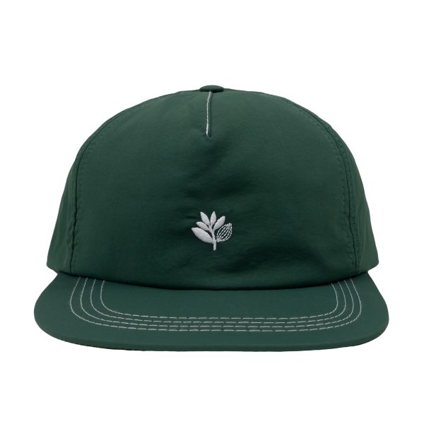 PLANT_NYLON_SNAPBACK_GREEN_1 photo de la casquette magenta plant nylon snapback green