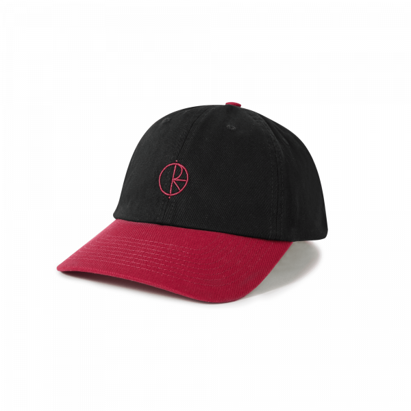 Polar-Skate-Co-SP25-Sai-Cap-Stroke-Logo-Black-Redcurrant-1