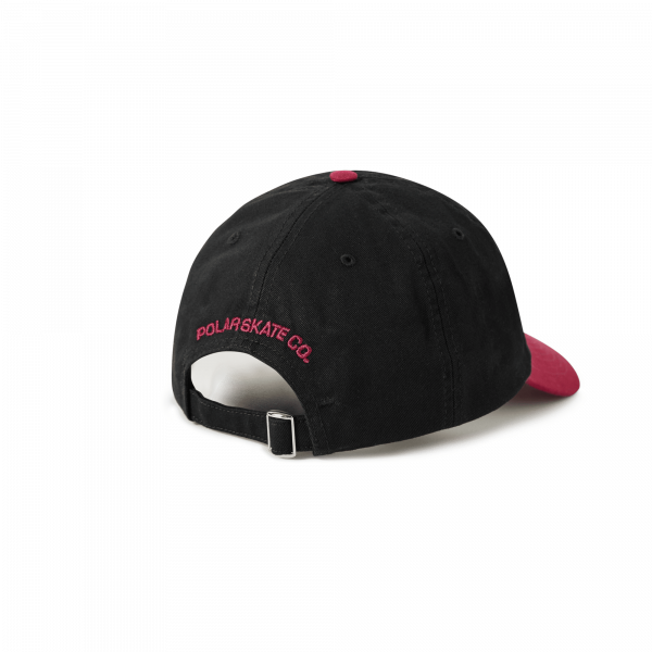Polar-Skate-Co-SP25-Sai-Cap-Stroke-Logo-Black-Redcurrant-2