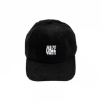 photo de la casquette haze wheels quare wavy cap black