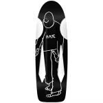 photo de la planche krooked beamer hate black