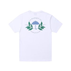 photo du tshirt helas la marque tee white