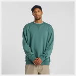 photo du sweatshirt crewneck new balance french terry new spruce