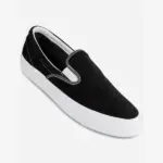 photo de la chaussure de skateboard converse cons black white