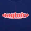Baglady-Warp-Logo-T-Shirt-Navy2