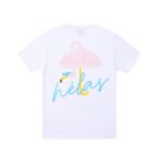 photo du tshirt de skateboard helas flamingo white