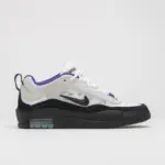 Photo de la chaussure de skateboard nike Sb air max ishod black white purple