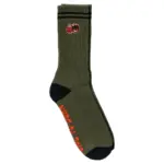 photo des chaussettes spitfire eternal fill olive black