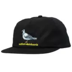 photo de la casquette Antihero lil pigeon Snapback cap - Black yellow