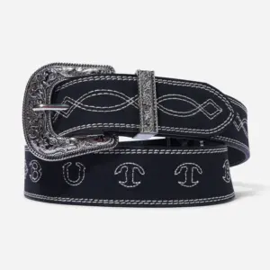 photo de la ceinture butter goods bronco black