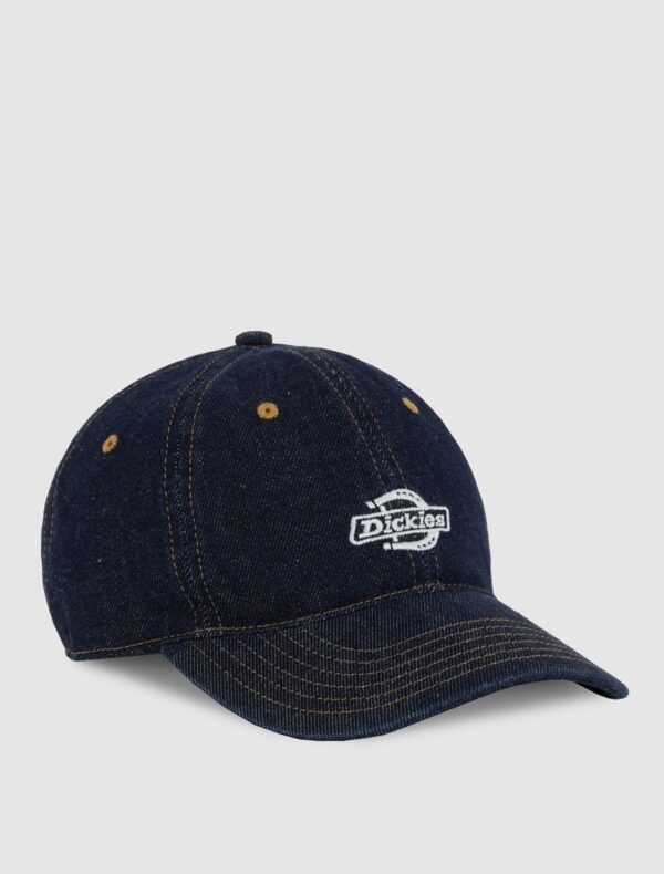 photo de la casquette dickies dad cap denim rinsed