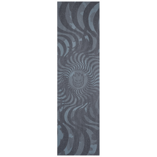 photo du grip de skateboard spitfire classic swirl camo black