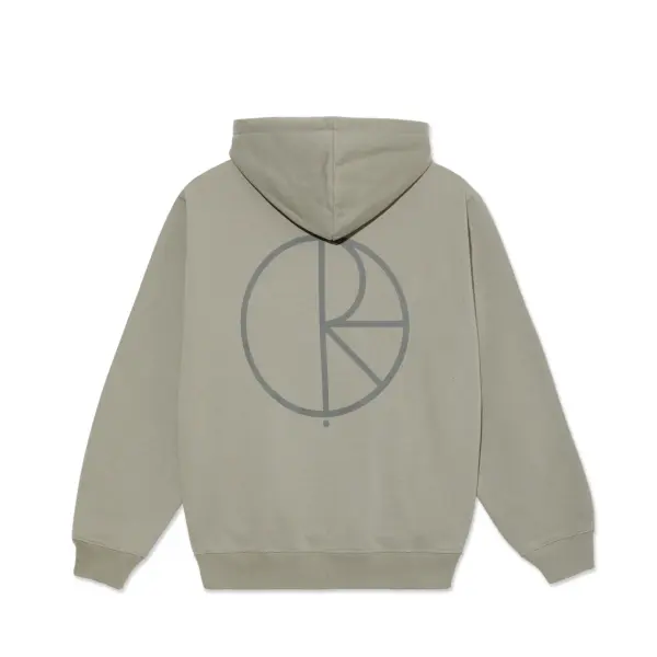 photo du pull de skateboard dave hoodie stroke logo vetiver