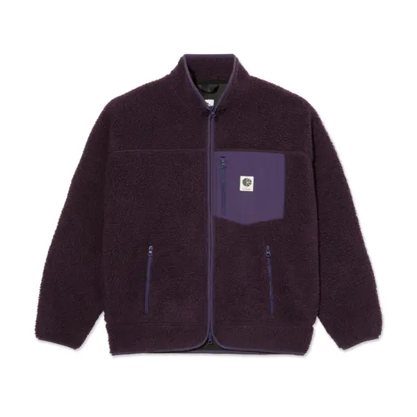 photo de la veste polar kiki jacket dark violet