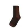 photo des chaussettes de skateboard polar 50/50 brown