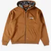 175945-0-Dickies-Through photo du sweatshirt à capuche zippé Thrasher x dickies brown duck