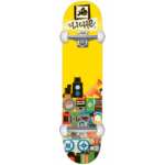 photo de la planche de skate cliché document yellow