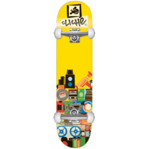 photo de la planche de skate cliché document yellow