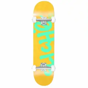 photo de la planche de skateboard cliche handritten orange teal