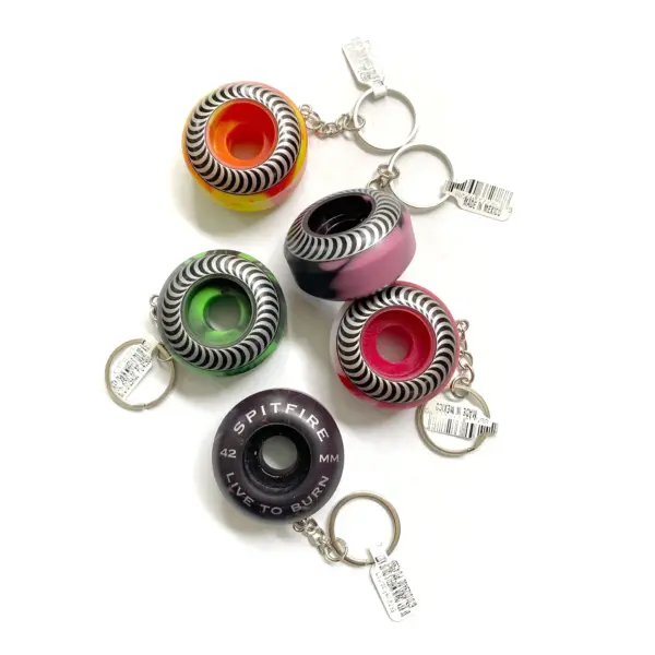 photo des porte clés spitfire color swirl