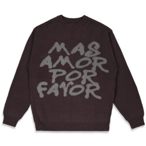 photo du pull de skateboard the loose co mas amor sweater black