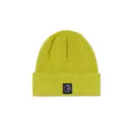 Photo du bonnet polar double fold merino moss green