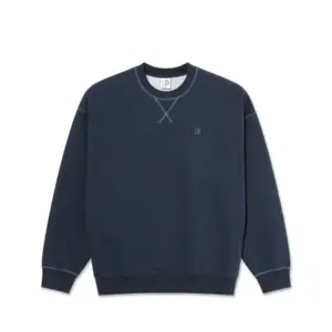 Photo du pull de skateboard Polar Frankie Crewneck navy melange