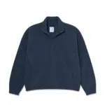 Photo du sweatshirt polar ivan half zip grey blue
