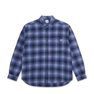 photo de la chemise polar mitchell shirt blue shadow check