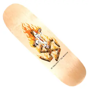 Photo de la planche de skateboard toy machine charred cross