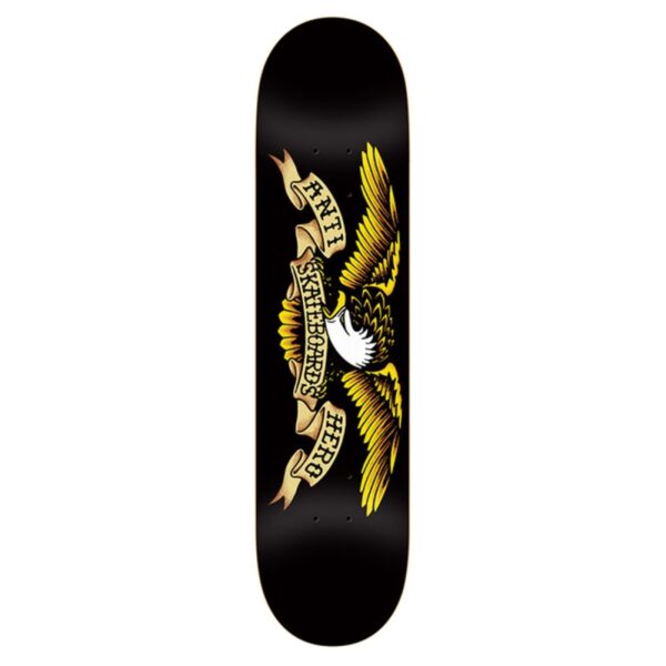 planche-skateboard-antihero-classic-eagle-8125 photo de la planche de skateboard antihero classic eagle black