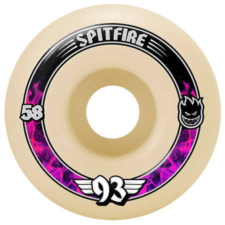 photo des roues de skateboard street spitfire radial 93 58mm