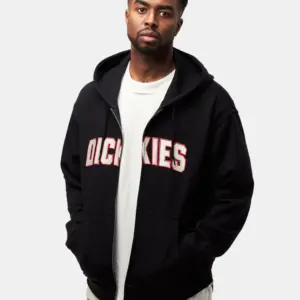 photo du sweatshirt dickies atkins zip black