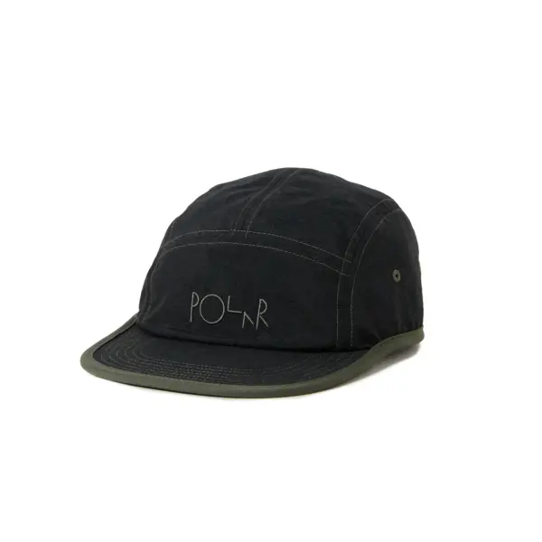 Polar-Skate-Co-SP26-Vilde-Cap-Black-Army-Green-1