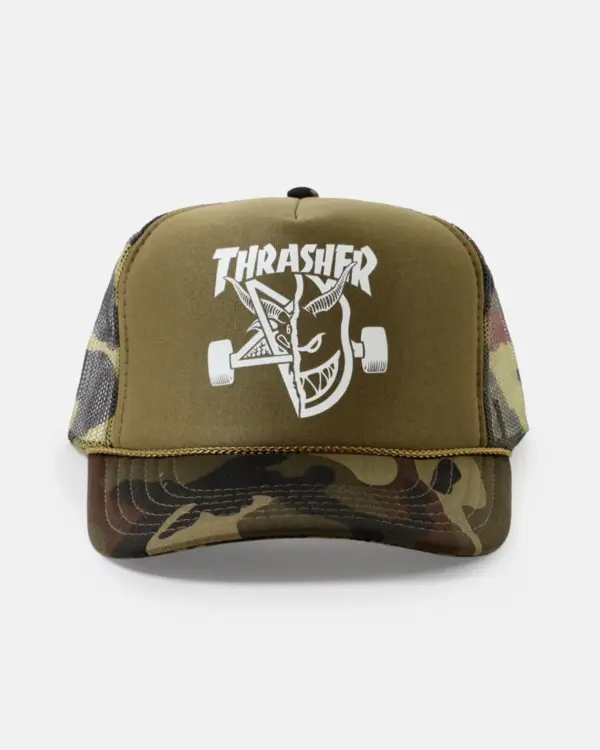 Photo de la casquette spitfire thrash and burn camo