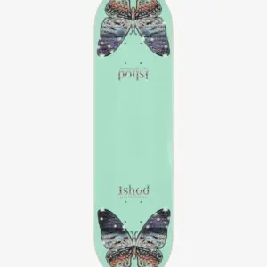 photo de la planche de skateboard real ishod mariposa chrome 8.5