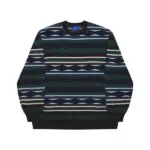 photo du pull de skateboard helas kool crewneck knit black