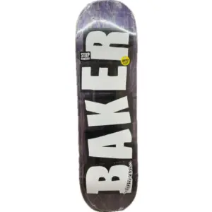 photo de la planche de skateboard baker brand logo veneers 8.5