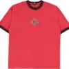 photo du tshirt vans flame face crimson haze