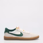 photo des chaussures de skateboard nike sb heritage vulc sail gorge green