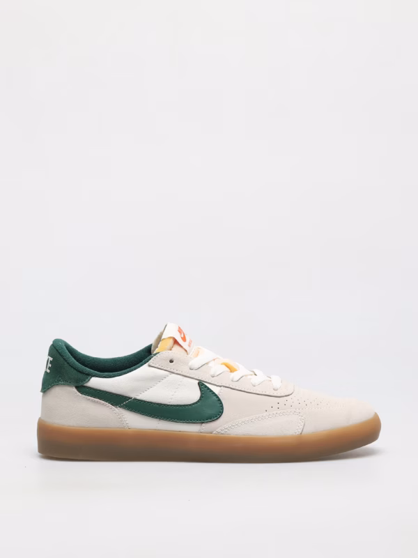photo des chaussures de skateboard nike sb heritage vulc sail gorge green