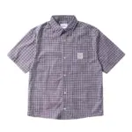 photo de la chemise butter goods equipment ss shirt navy brown